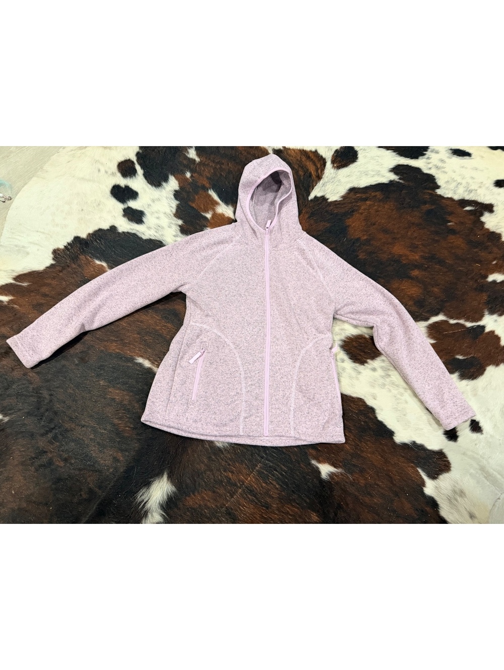 Mountain Warehouse Women's Pink Hooded Fleece Jacket Size UK 14